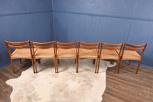 Load image into Gallery viewer, Set of Six Mogens Kold Papercord Chairs designed by Arne Hovmand Olsen