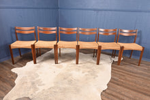 Load image into Gallery viewer, Set of Six Mogens Kold Papercord Chairs designed by Arne Hovmand Olsen