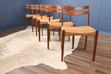 Load image into Gallery viewer, Set of Six Mogens Kold Papercord Chairs designed by Arne Hovmand Olsen