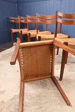 Load image into Gallery viewer, Set of Six Mogens Kold Papercord Chairs designed by Arne Hovmand Olsen