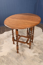 Load image into Gallery viewer, English Oak Barley Twist Occasional Table c.1920