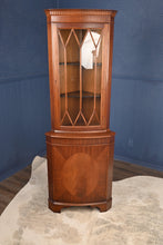 Load image into Gallery viewer, English Mahogany Corner Cabinet