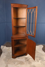 Load image into Gallery viewer, English Mahogany Corner Cabinet