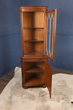 Load image into Gallery viewer, English Mahogany Corner Cabinet