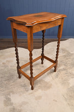 Load image into Gallery viewer, English Oak Occasional Table dated 1935