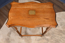 Load image into Gallery viewer, English Oak Occasional Table dated 1935