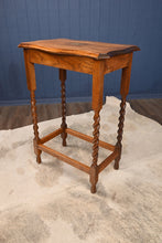 Load image into Gallery viewer, English Oak Occasional Table dated 1935