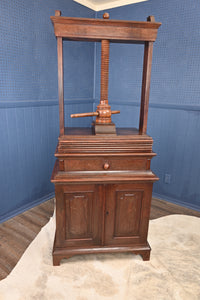 English Oak Bookpress Over Cupboard c.1830