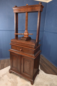 English Oak Bookpress Over Cupboard c.1830