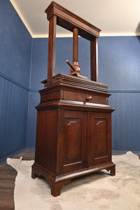 English Oak Bookpress Over Cupboard c.1830