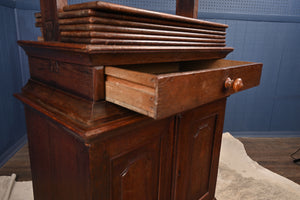 English Oak Bookpress Over Cupboard c.1830