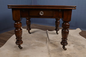 English Mahogany Drawleaf Table c.1900