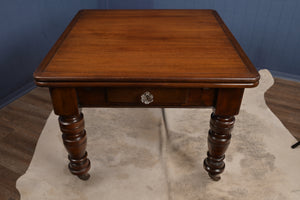 English Mahogany Drawleaf Table c.1900