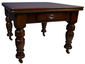 English Mahogany Drawleaf Table c.1900