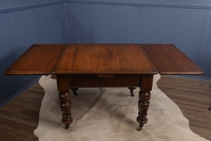 English Mahogany Drawleaf Table c.1900