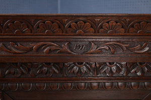 Handcarved English Vitrine Cabinet c.1860