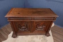 Load image into Gallery viewer, Heavily Carved French Oak Sideboard c.1880