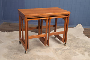 Mcintosh Rolling Nest of Tables (flip table) c.1960
