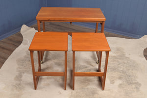 Mcintosh Rolling Nest of Tables (flip table) c.1960