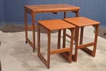 Load image into Gallery viewer, Mcintosh Rolling Nest of Tables (flip table) c.1960