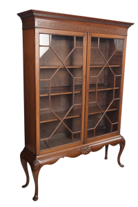 English Mahogany Bookcase c.1900