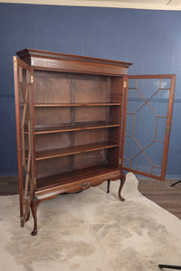 English Mahogany Bookcase c.1900