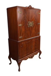 English Mahogany Cocktail Cabinet c.1950