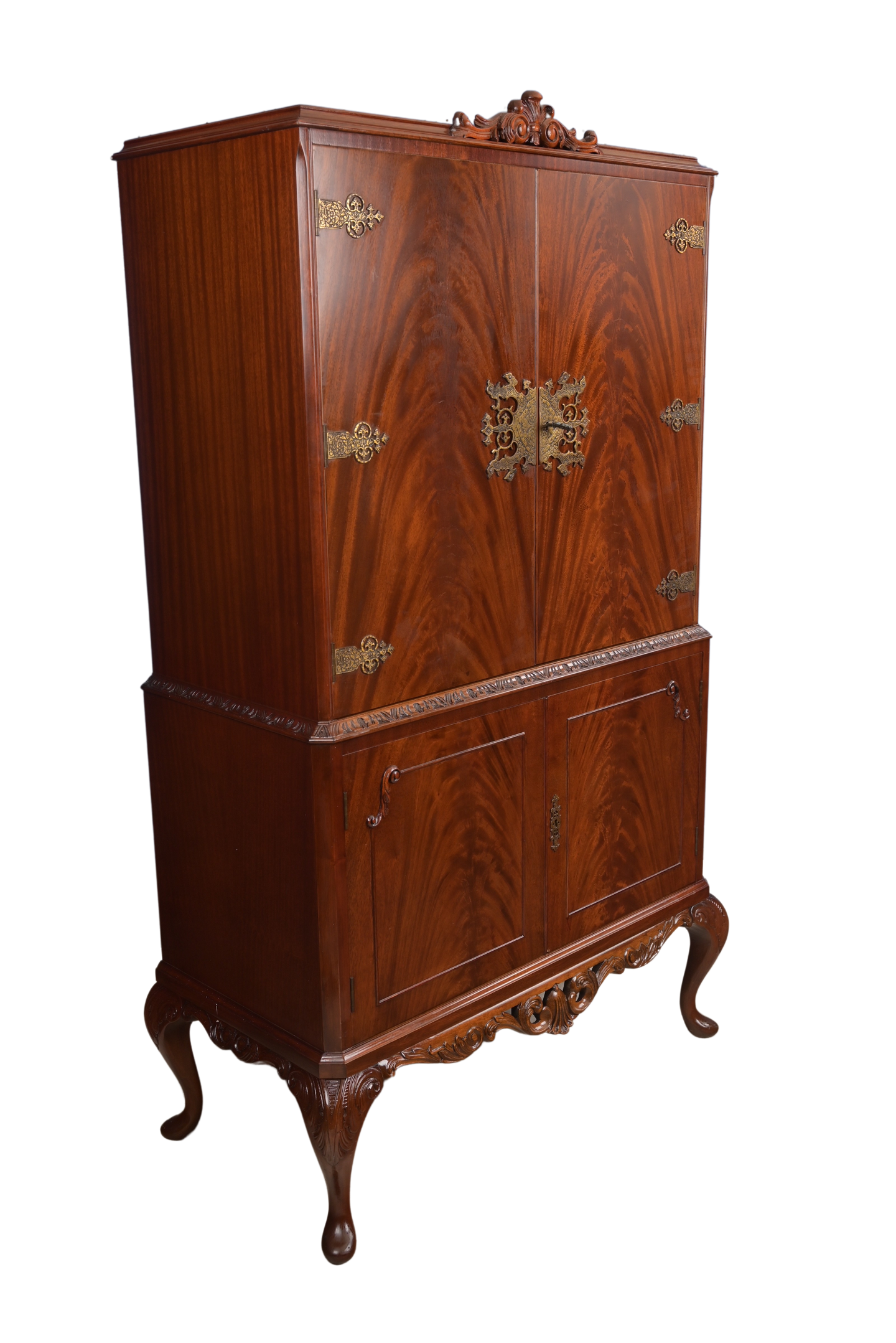 English Mahogany Cocktail Cabinet c.1950