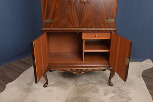 English Mahogany Cocktail Cabinet c.1950