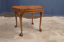 Load image into Gallery viewer, Oak Inlaid Occasional Table c.1900