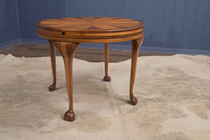 Oak Inlaid Occasional Table c.1900