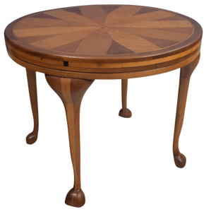 Oak Inlaid Occasional Table c.1900