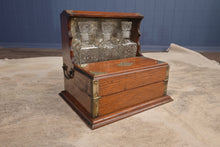 Load image into Gallery viewer, English Oak Tantalus dated 1884