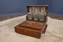 Load image into Gallery viewer, English Oak Tantalus dated 1884