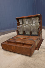 Load image into Gallery viewer, English Oak Tantalus dated 1884