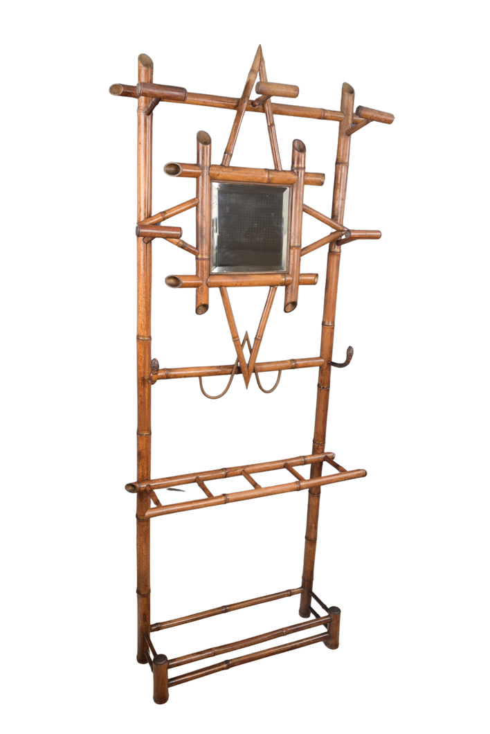 French Bamboo Hallstand c.1890