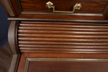 Load image into Gallery viewer, Marble Topped English Mahogany Desk with Brass Accenting c.1910