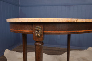 French Marble Top Table c.1900