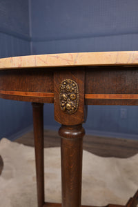 French Marble Top Table c.1900