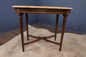 French Marble Top Table c.1900