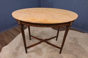 French Marble Top Table c.1900