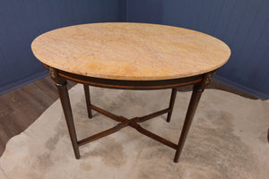 French Marble Top Table c.1900