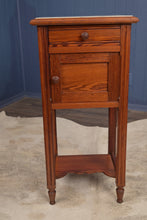 Load image into Gallery viewer, French Marble Top Pine Chevet c.1890