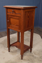 Load image into Gallery viewer, French Marble Top Pine Chevet c.1890