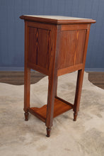 Load image into Gallery viewer, French Marble Top Pine Chevet c.1890