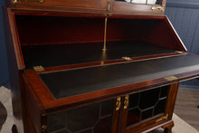 Load image into Gallery viewer, Superb Mahogany Bureau Bookcase c.1880