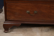 Load image into Gallery viewer, English Mahogany Inlaid Linen Press c.1900