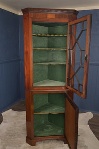 English Mahogany Corner Cabinet c.1830