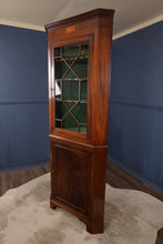 Load image into Gallery viewer, English Mahogany Corner Cabinet c.1830