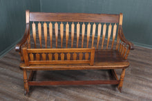 Load image into Gallery viewer, American Nanny Arrow Back Bench c.1900
